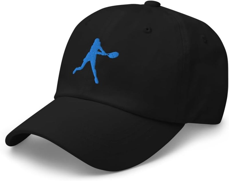 Ace2Eagle Store Coco Gauff Tennis Blue Silhouette Classic Adjustable Hat - Image 3